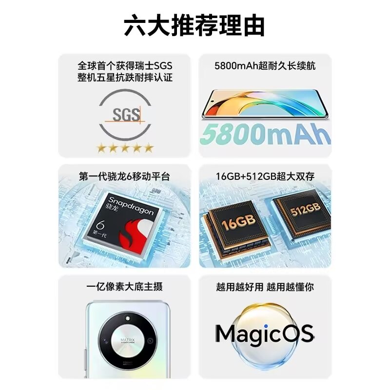 榮耀X50：超值之選！搭載驍龍6芯片，1.5K超清護(hù)眼屏，僅1249元！